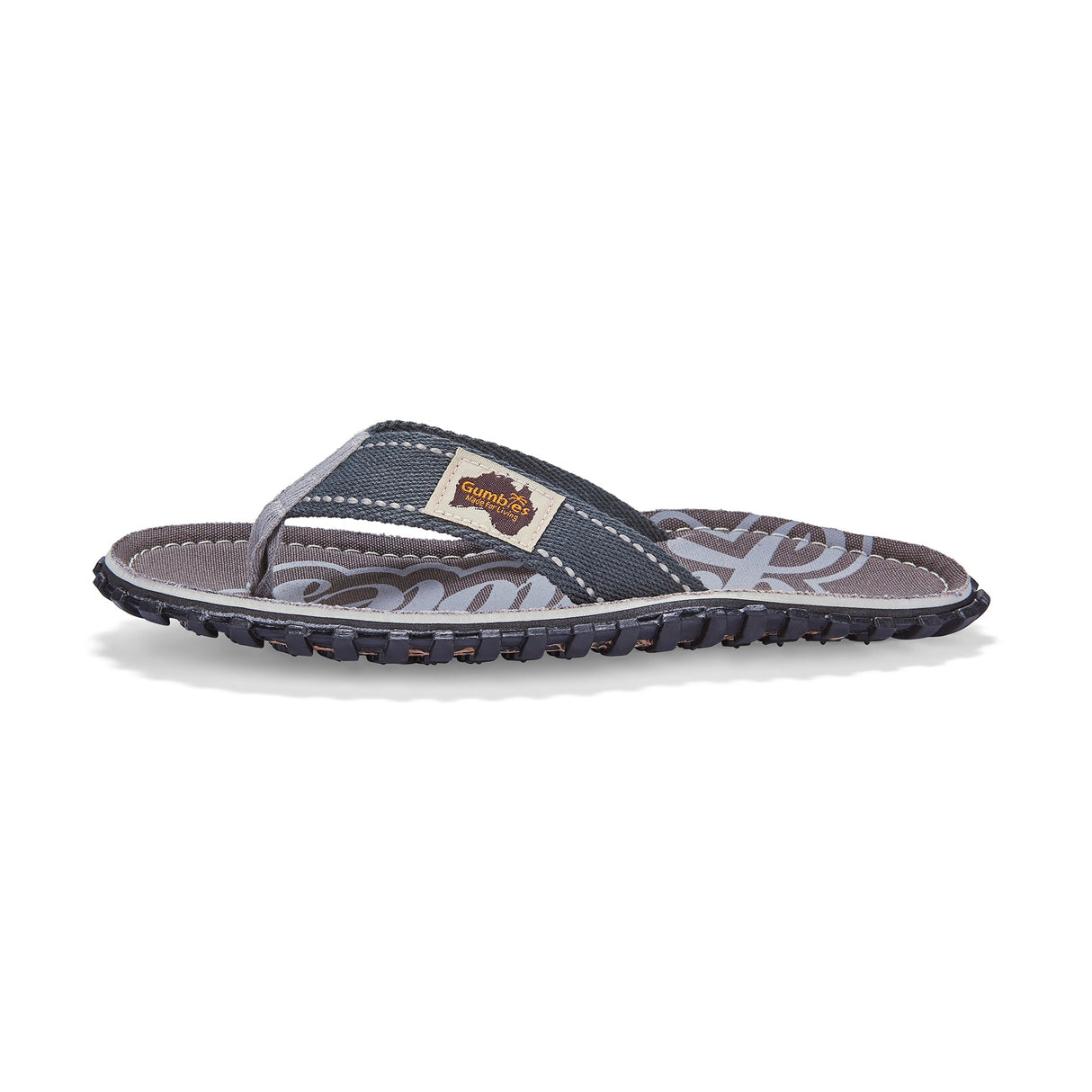 Islander Flip-Flops - Men's - Cool Grey From Gumbies USA
