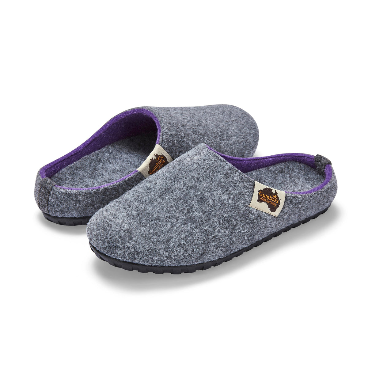 Outback - Women's - Grey & Purple from Gumbies USA