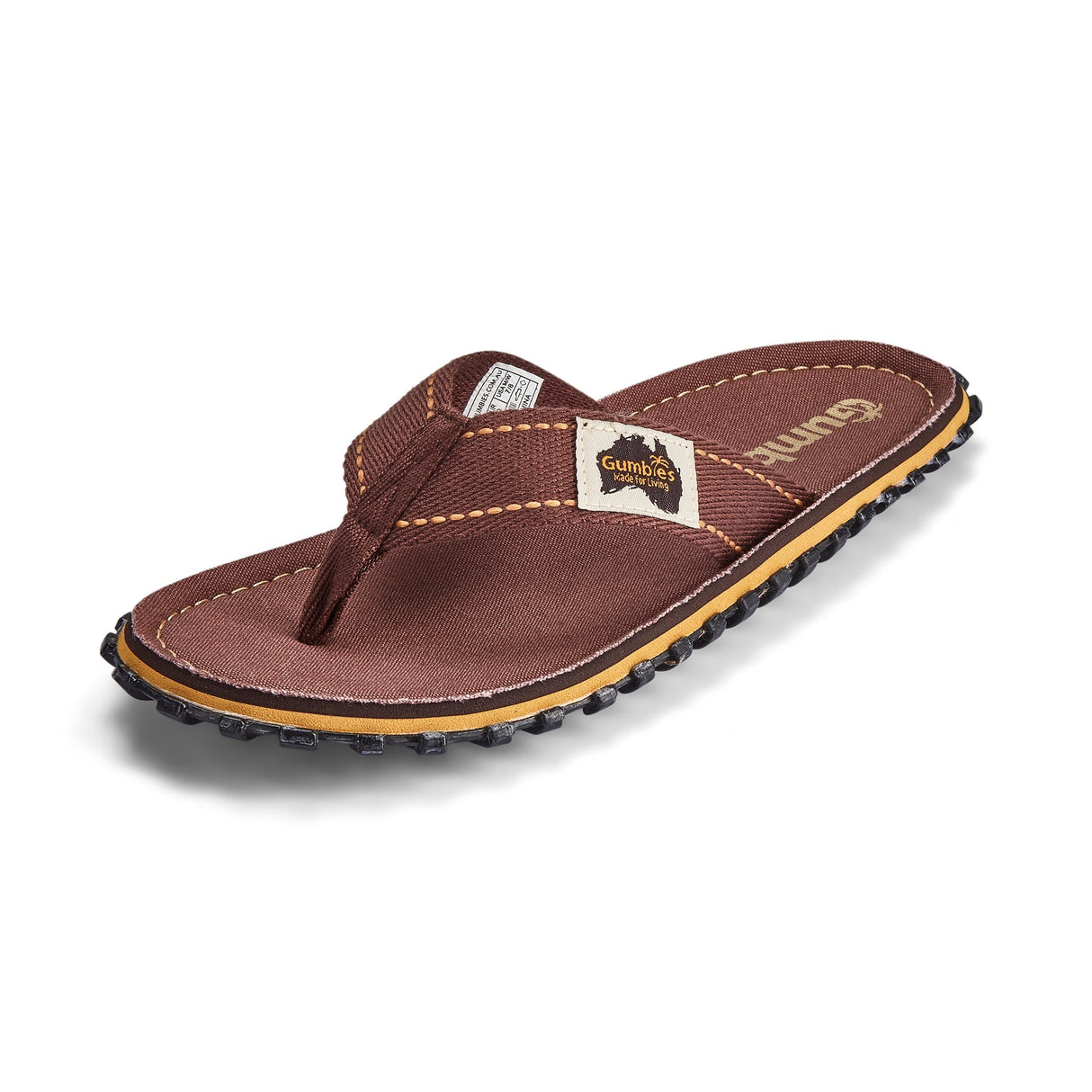 Islander Flip-Flops - Men's - Classic Brown From Gumbies USA