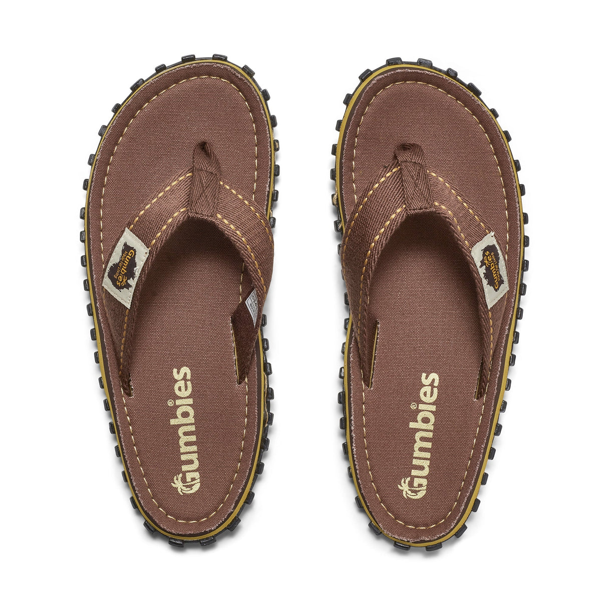 Islander Flip-Flops - Men's - Classic Brown From Gumbies USA
