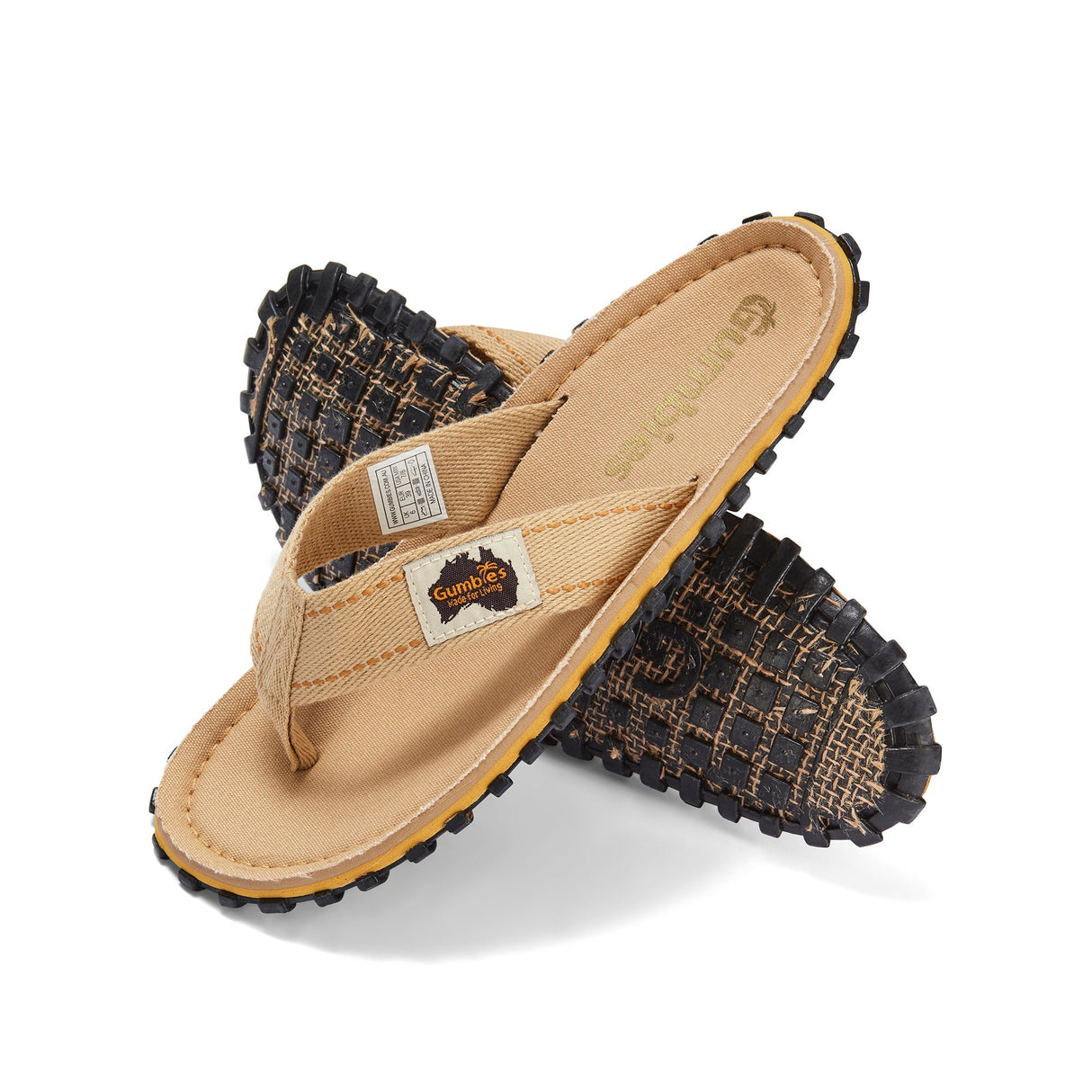 Islander Flip-Flops - Men's - Classic Sand From Gumbies USA