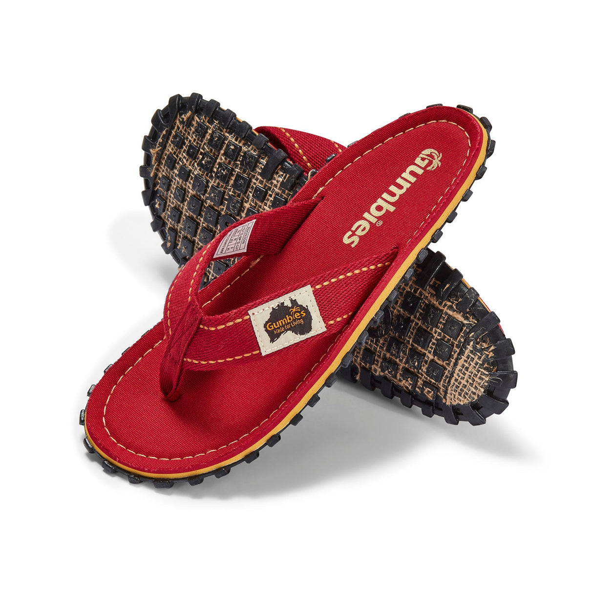 Islander Flip-Flops - Women's - Classic Red from Gumbies USA
