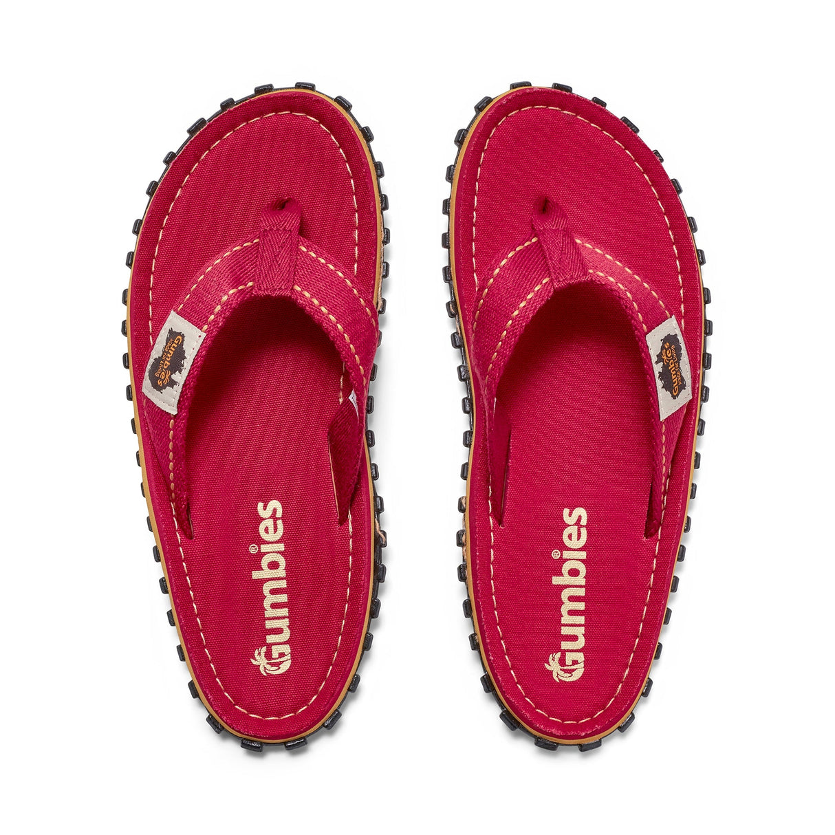 Islander Flip-Flops - Women's - Classic Red from Gumbies USA