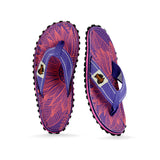 Islander Flip-Flops - Women's - Purple Sunflower from Gumbies USA