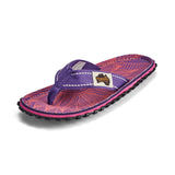 Islander Flip-Flops - Women's - Purple Sunflower from Gumbies USA