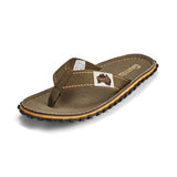 Islander Flip-Flops - Men's - Classic Khaki From Gumbies USA