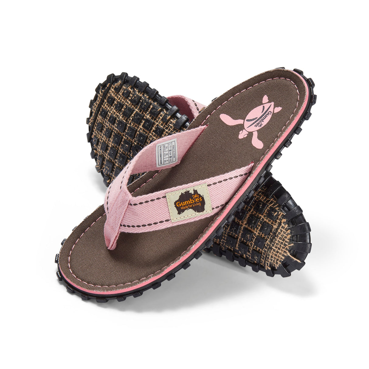 Islander Flip-Flops - Women's - Grey Turtle from Gumbies USA