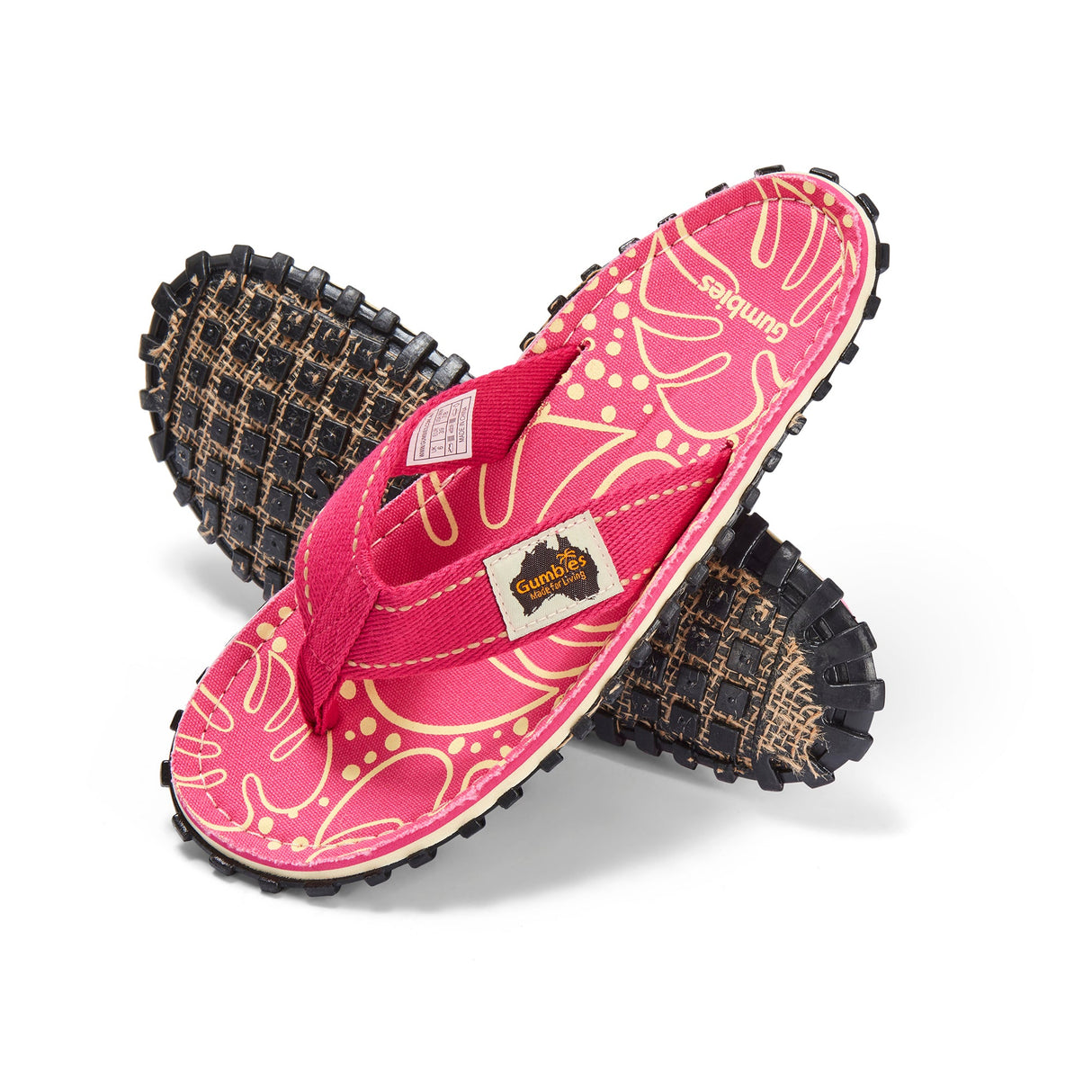 Islander Flip-Flops - Women's - Tropical Pink from Gumbies USA