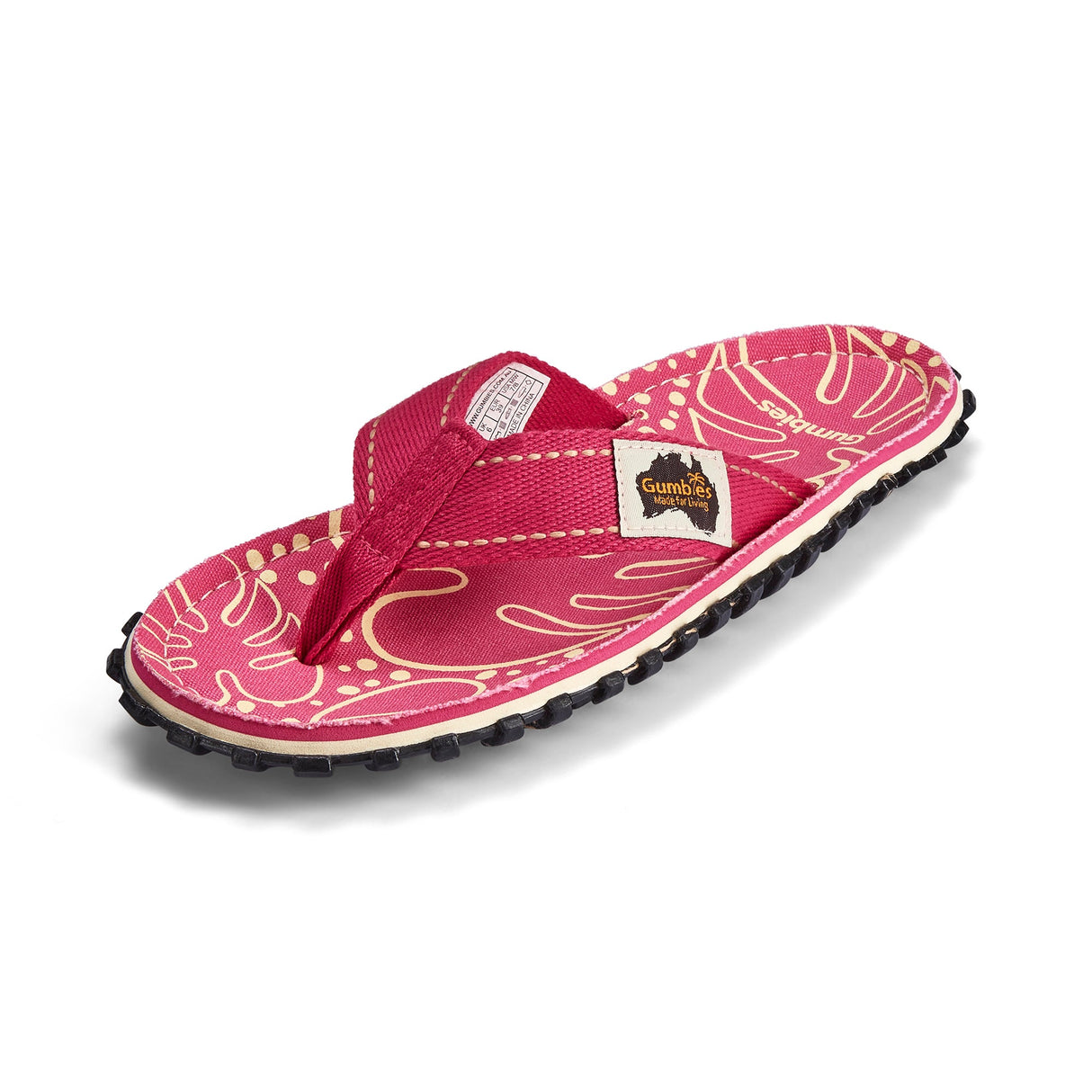 Islander Flip-Flops - Women's - Tropical Pink from Gumbies USA
