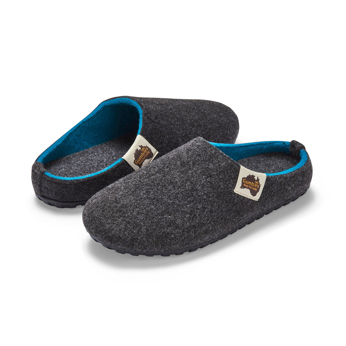 Outback - Women's - Charcoal & Turquoise from Gumbies USA