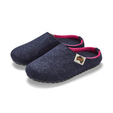 Outback Slippers - Women's - Navy & Pink from Gumbies USA
