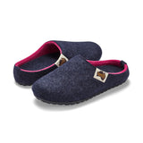 Outback Slippers - Women's - Navy & Pink from Gumbies USA