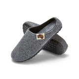 Outback Slippers - Women's - Grey & Charcoal From Gumbies USA