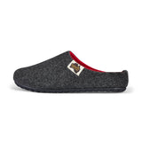 Outback Slippers - Women's - Charcoal & Red from Gumbies USA