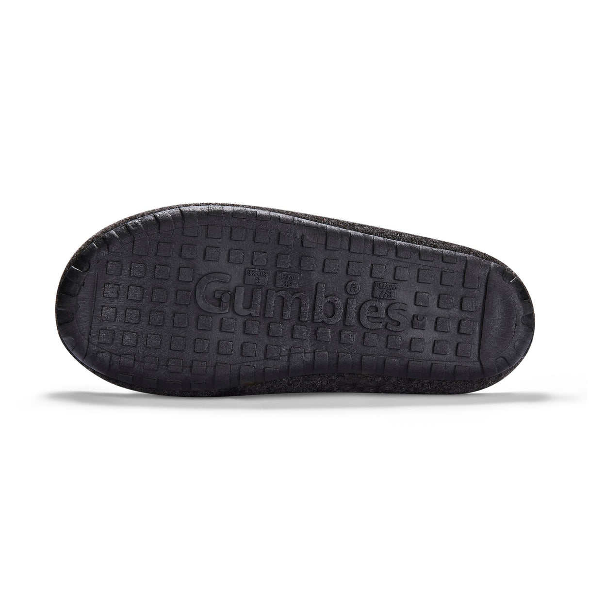 Outback Slippers - Women's - Charcoal & Red from Gumbies USA
