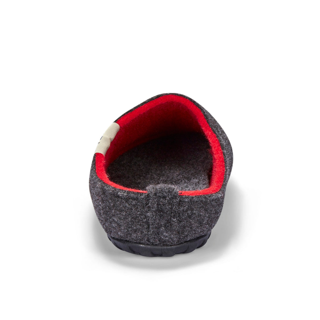 Outback Slippers - Men's - Charcoal & Red From Gumbies USA