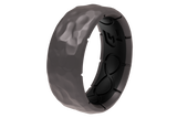 Zeus Hammered Gun Metal Ring from Groove Life