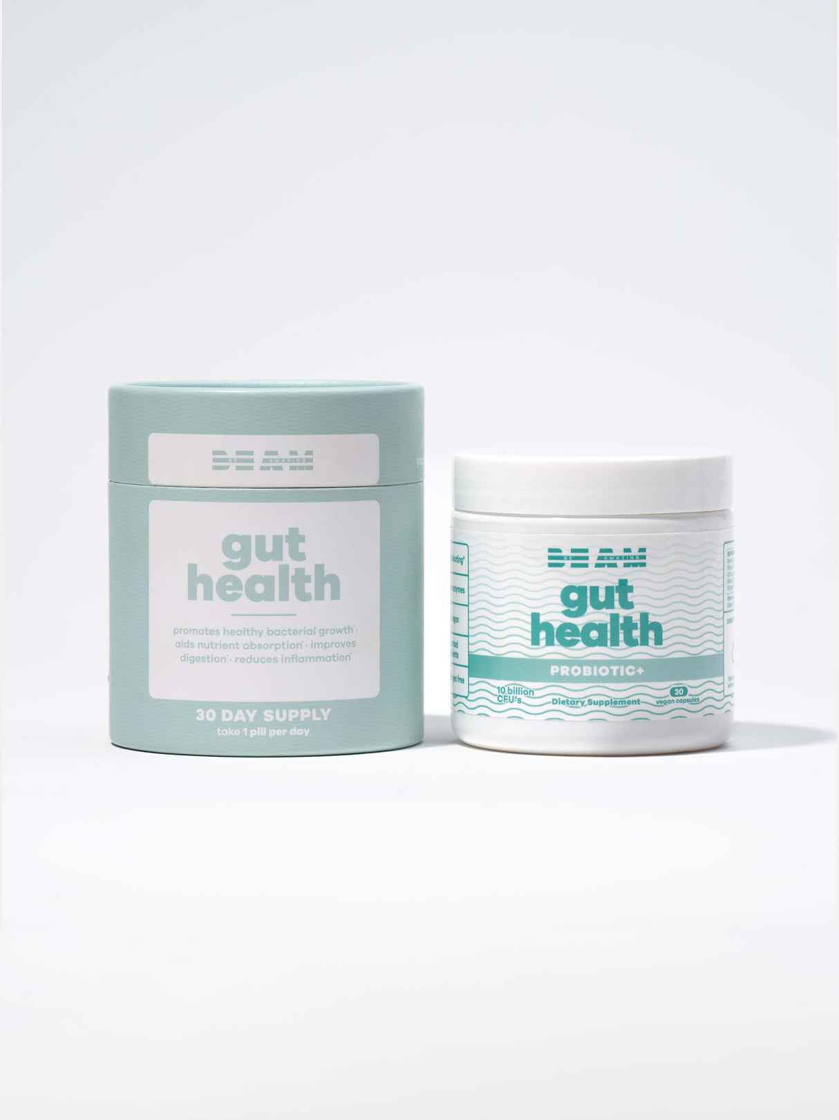 gut health probiotic+ from BEAM