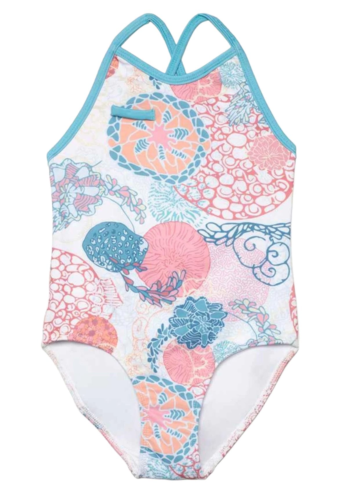 Ayla Full Piece Suit - Coral from Manymoons
