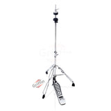 Deluxe Hi-Hat Stand by GRIFFIN - Hi Hat Cymbal Pedal With Drum Key - HiHat Mount Chrome Legs from GeekStands