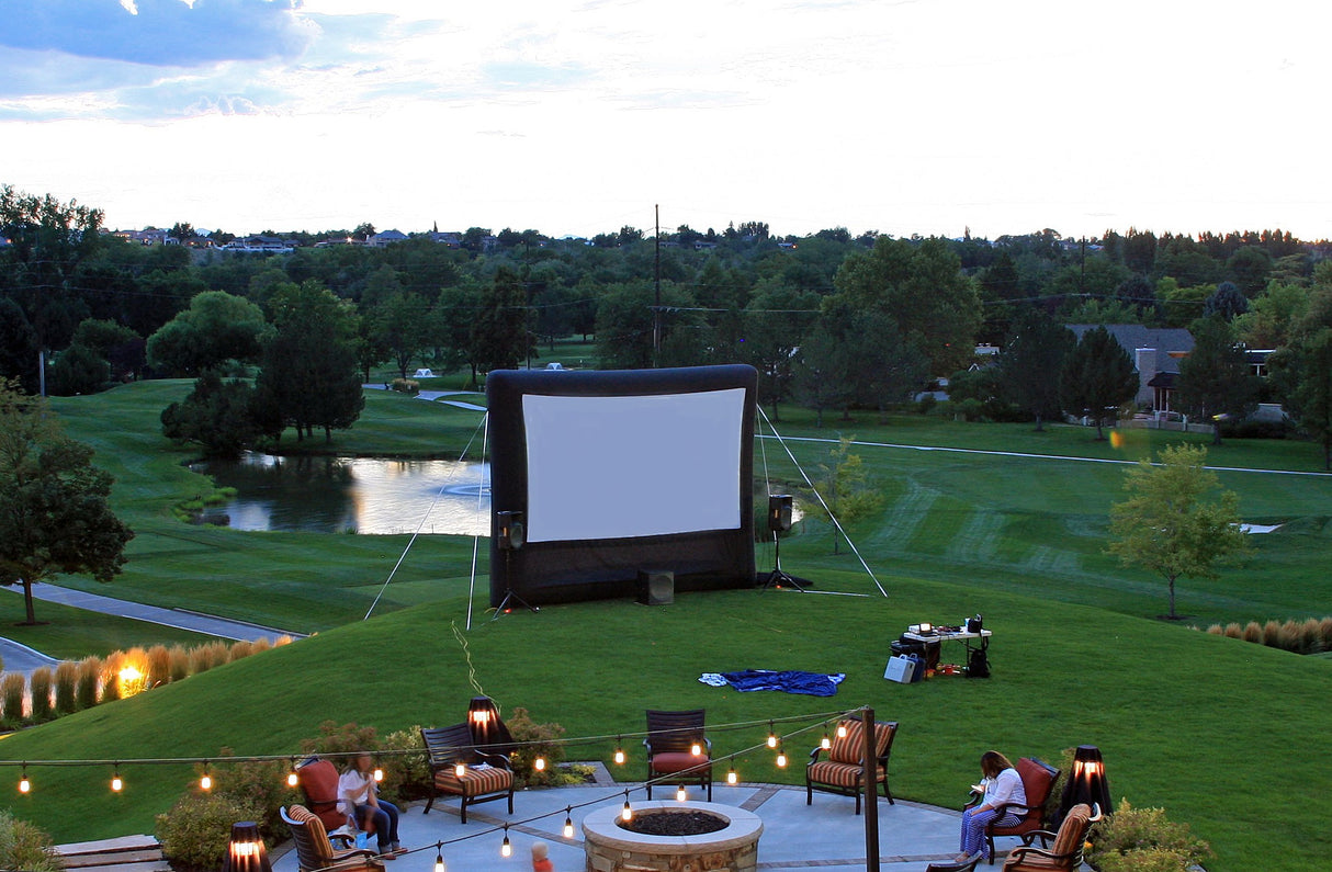 Elite Outdoor Movies 20' Nano Outdoor Cinema System From Elite Outdoor Movies