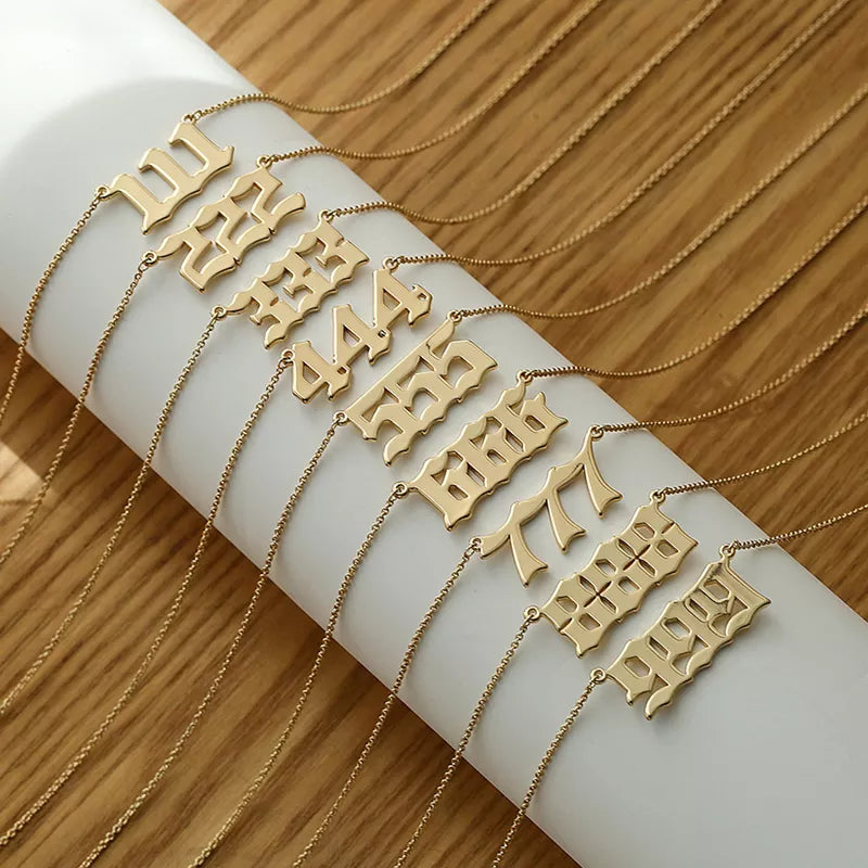 Angel Numbers Necklace from CELESTE SOL Jewelry