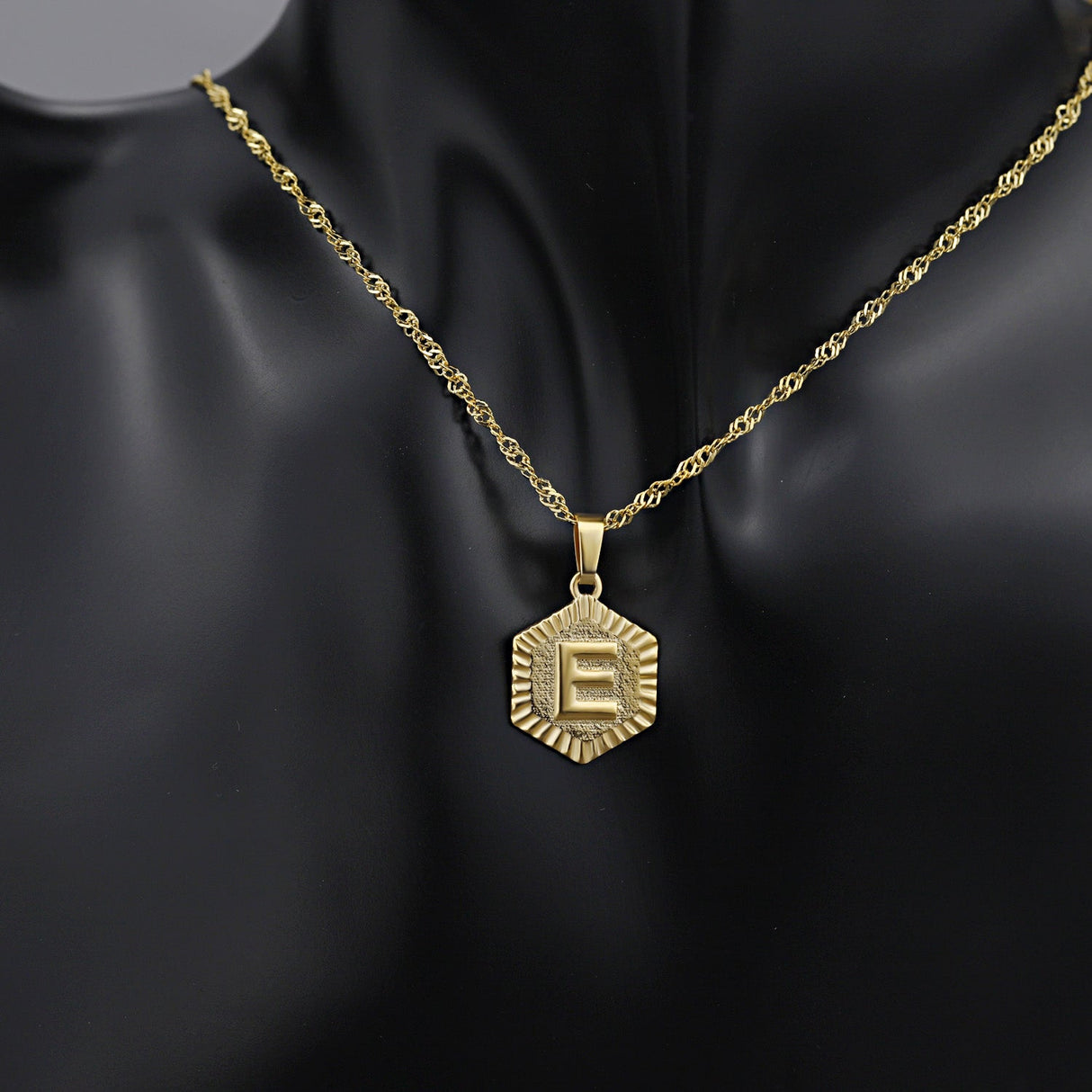 Initial Starburst Necklace from CELESTE SOL Jewelry