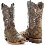 Soto Boots Men's Pirarucu Print Cowboy Boots H4015 from Soto Boots