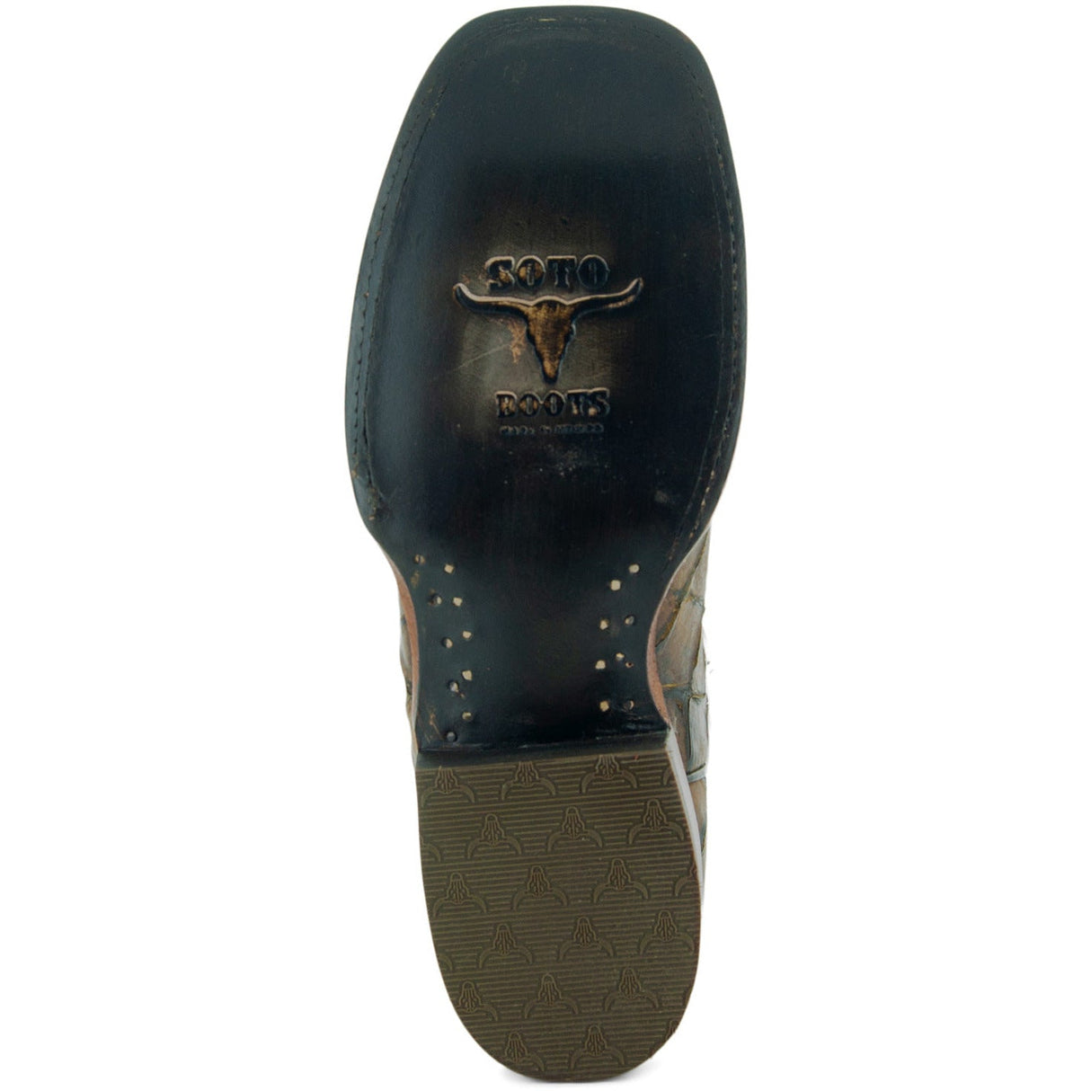 Soto Boots Men's Pirarucu Print Cowboy Boots H4015 from Soto Boots