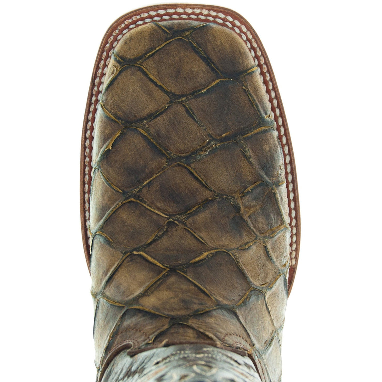 Soto Boots Men's Pirarucu Print Cowboy Boots H4015 from Soto Boots