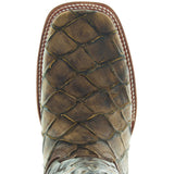 Soto Boots Men's Pirarucu Print Cowboy Boots H4015 from Soto Boots