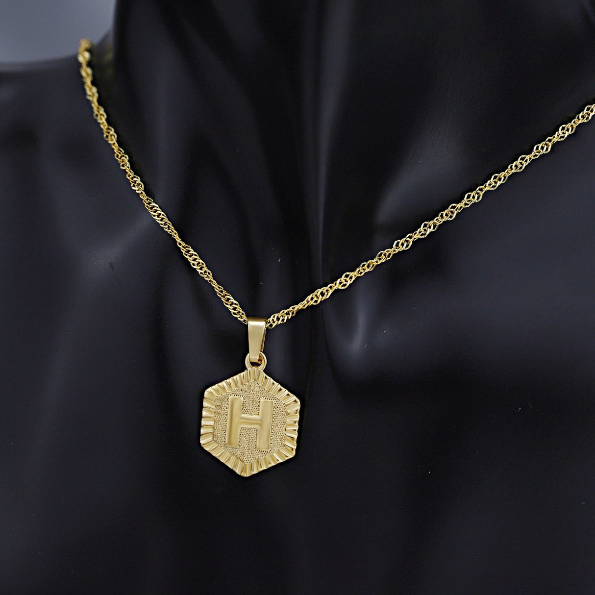 Initial Starburst Necklace from CELESTE SOL Jewelry