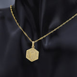 Initial Starburst Necklace from CELESTE SOL Jewelry