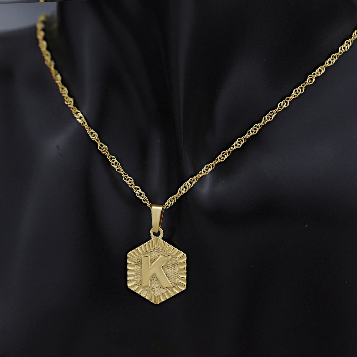 Initial Starburst Necklace from CELESTE SOL Jewelry