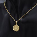 Initial Starburst Necklace from CELESTE SOL Jewelry