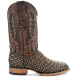 Soto Boots Mens Tan Python Print Boots H50032 from Soto Boots
