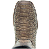 Soto Boots Mens Tan Python Print Boots H50032 from Soto Boots