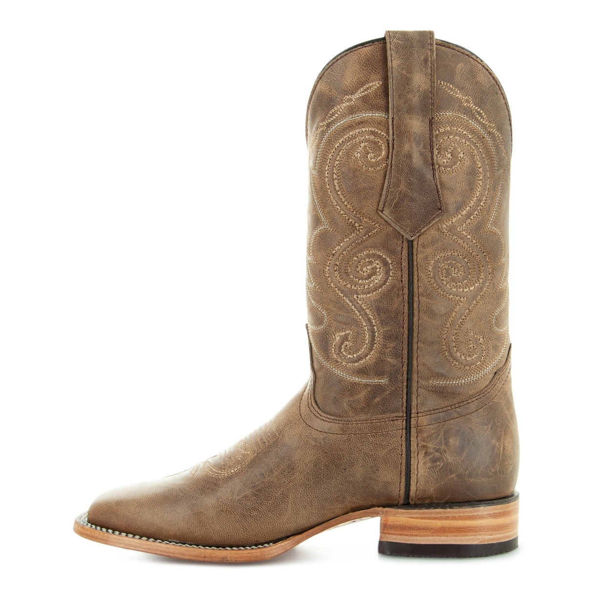 Soto Boots Mens Tan Broad Square Toe Cowboy Boot H50036 from Soto Boots