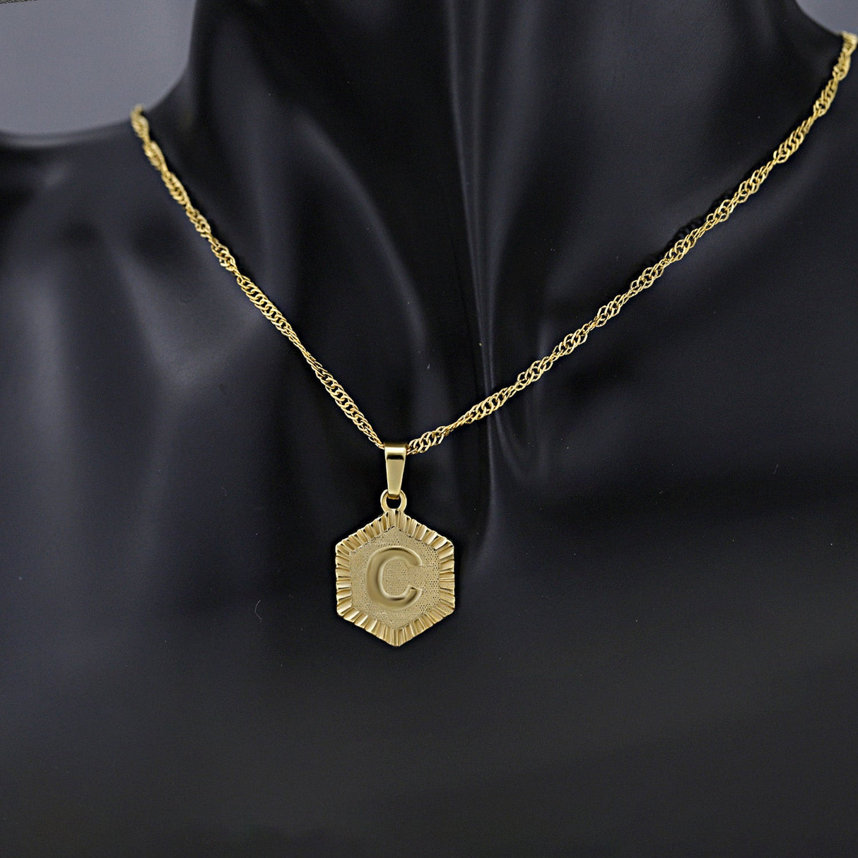 Initial Starburst Necklace from CELESTE SOL Jewelry