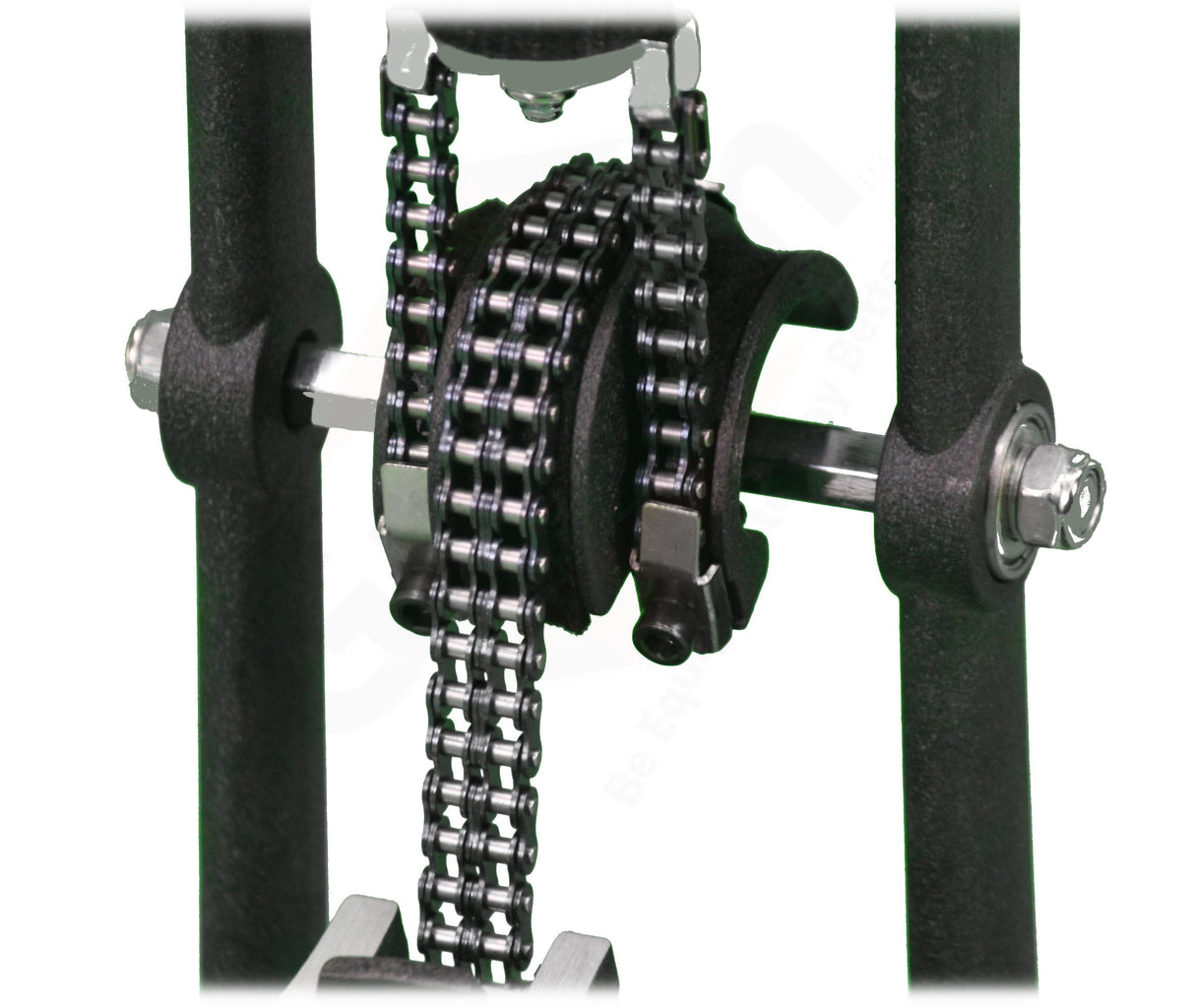 Two Leg Hi-Hat Stand by GRIFFIN - Premium Heavy Duty Hihat Cymbal Foot Pedal with Drum Key - Folding Two Leg Style Converts to a No Leg High Hat Mount from GeekStands