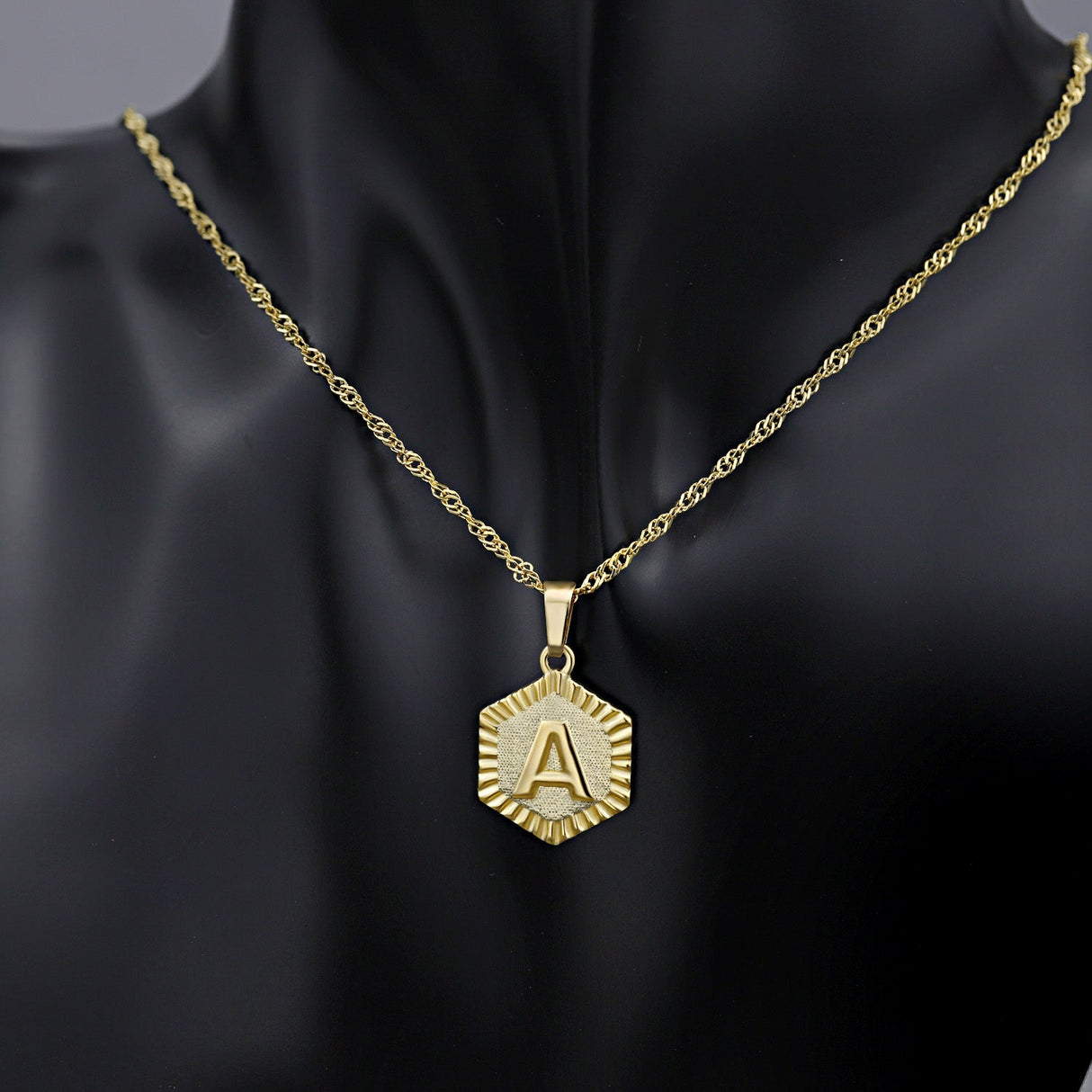 Initial Starburst Necklace from CELESTE SOL Jewelry
