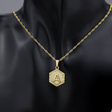Initial Starburst Necklace from CELESTE SOL Jewelry