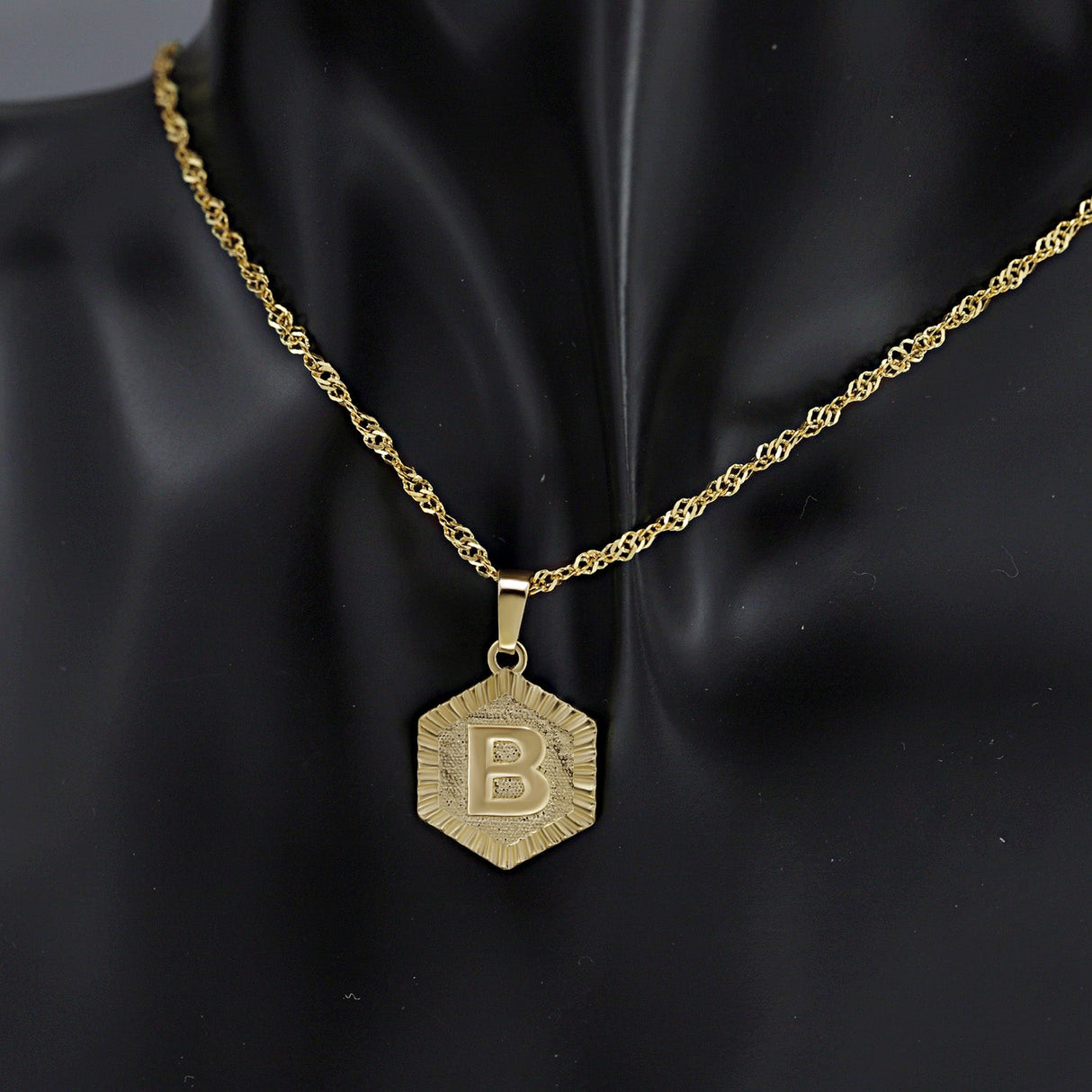Initial Starburst Necklace from CELESTE SOL Jewelry
