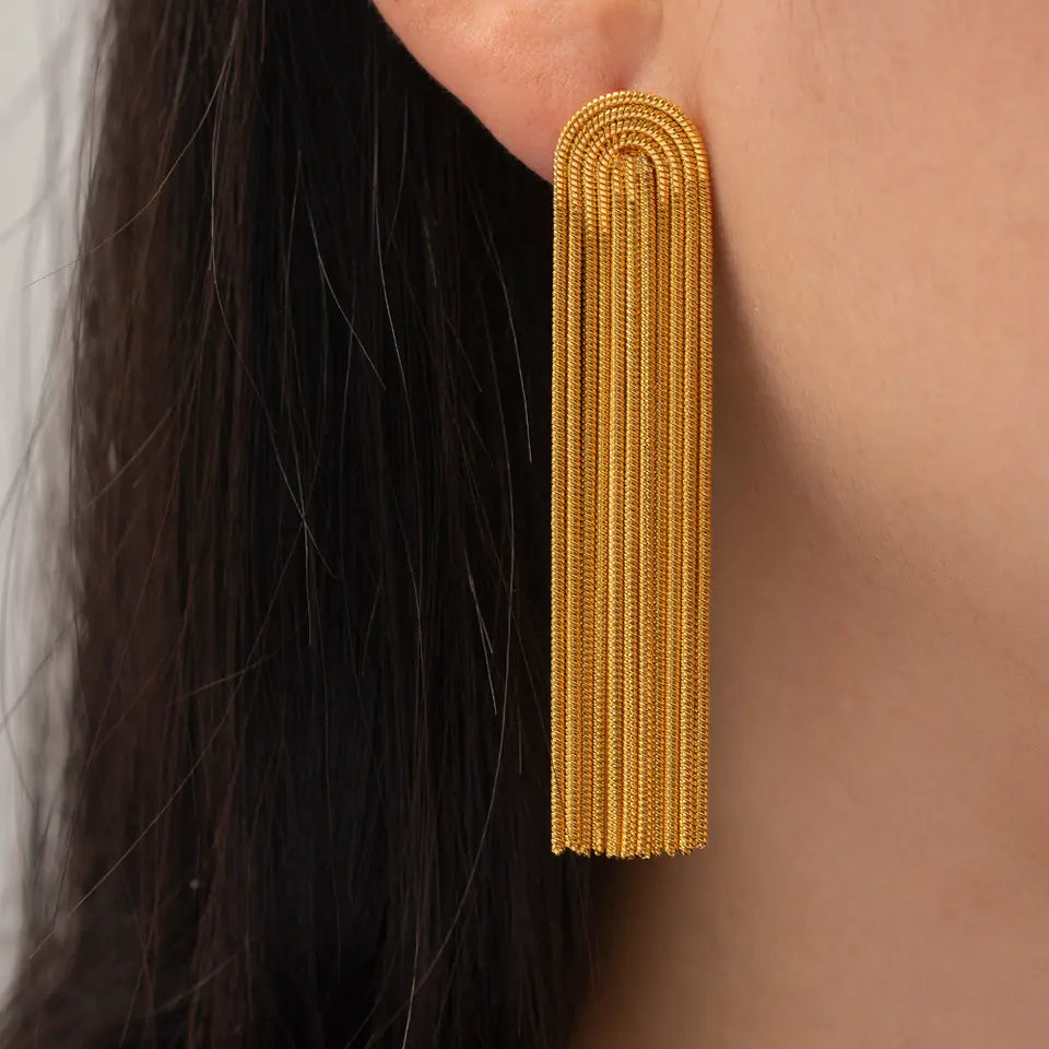 Mindy Tassel Earrings from CELESTE SOL Jewelry