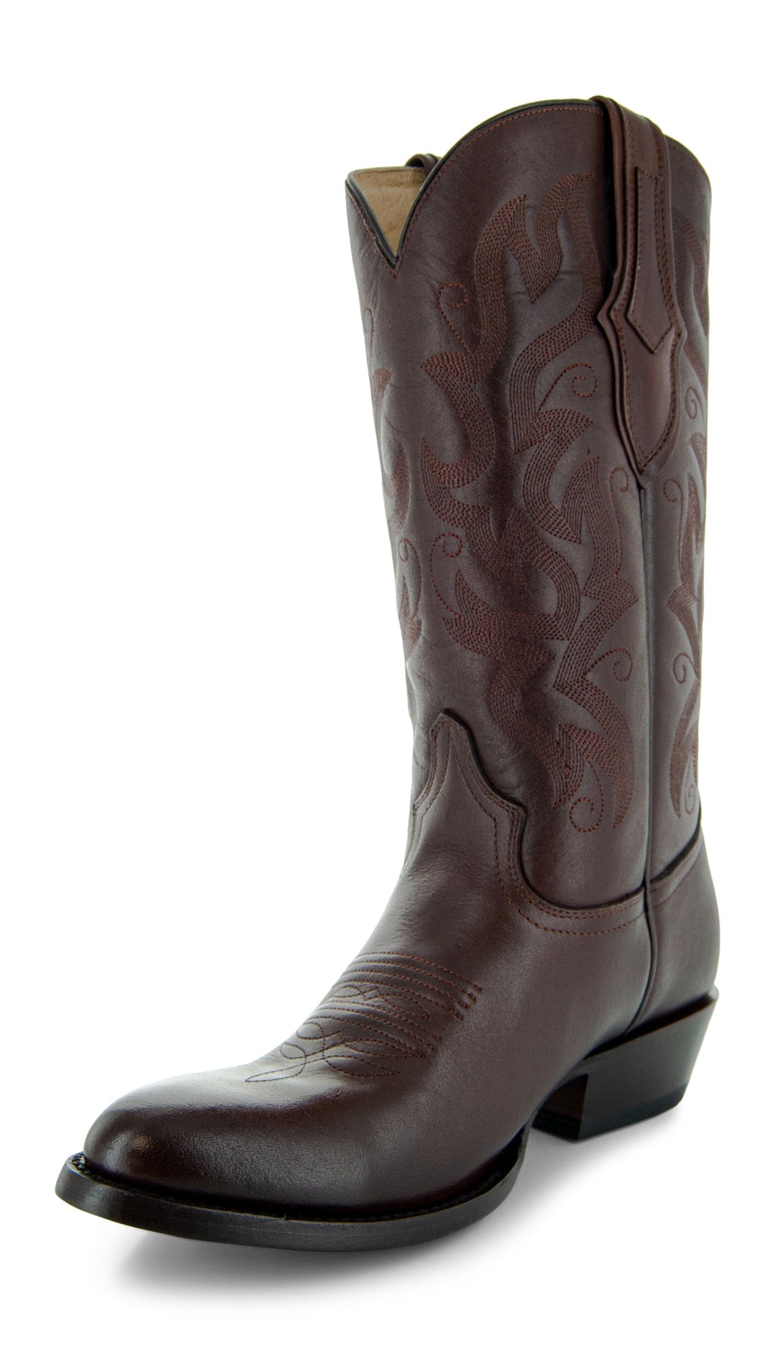 Cowboy Dress Boots | Mens Classic Round-Toe Boots (H7001-Brown) from Soto Boots
