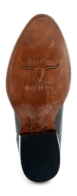 Cowboy Dress Boots | Mens Classic Round-Toe Boots (H7001-Brown) from Soto Boots