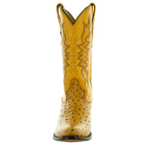Men's Mantequilla Ostrich Print Cowboy Boots (H7002) from Soto Boots