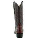 Soto Boots Men's Gator Tail Print Cowboy Boots Cognac (H7006) from Soto Boots