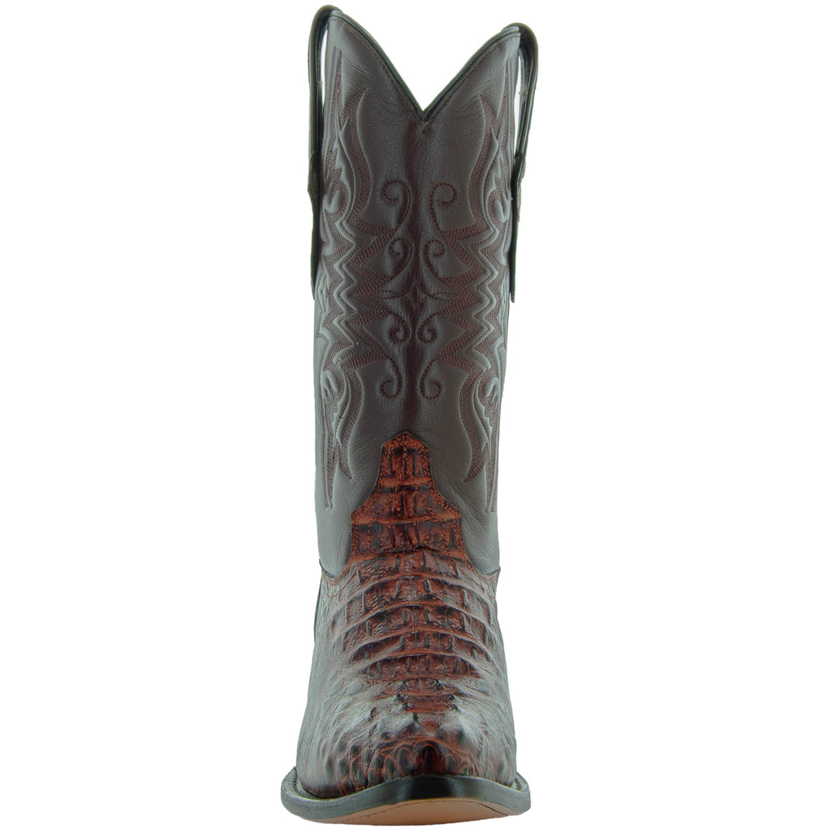 Soto Boots Men's Gator Tail Print Cowboy Boots Cognac (H7006) from Soto Boots