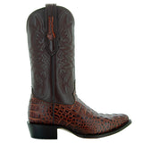 Soto Boots Men's Gator Tail Print Cowboy Boots Cognac (H7006) from Soto Boots